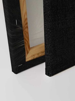 crna canvas slika sa motivom zivotinje odmah dostupno