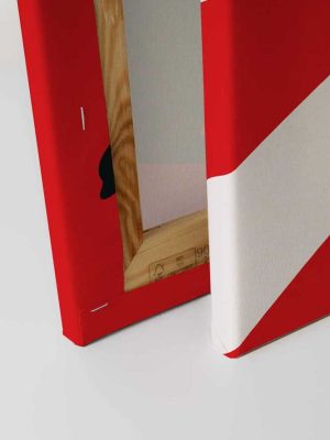 crvena canvas slika odmah dostupno