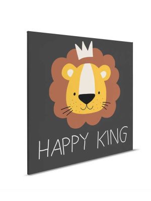 crna dečija canvas slika za zid