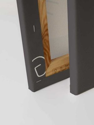 crna dečija canvas slika za zid