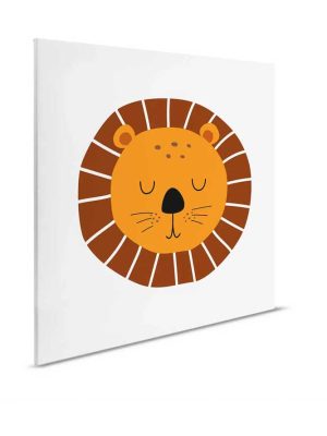 narandžasta dečija canvas slika za zid