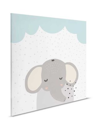 plava decija canvas slika za zid