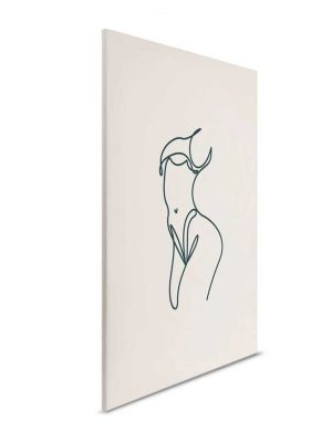 bež apstraktna canvas slika odmah dostupno