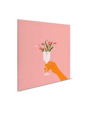 roza dečija canvas slika odmah dostupno