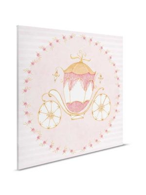 roza decija canvas slika za zid