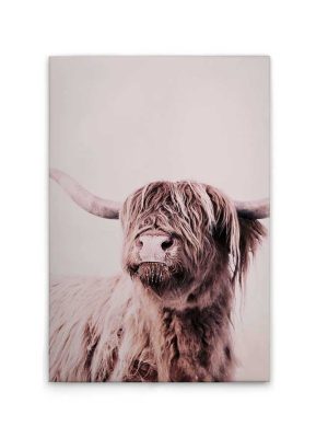 bež canvas slika sa motivom životinje za zid