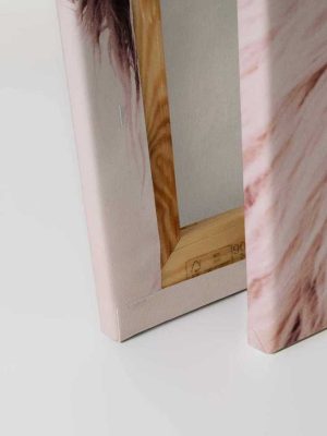 bež canvas slika sa motivom životinje za zid