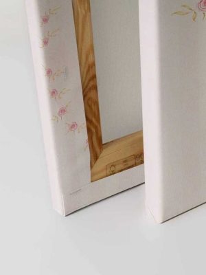 roza decija canvas slika za zid