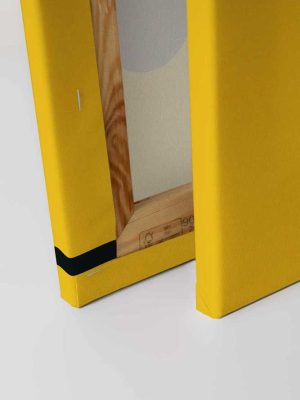 žuta canvas slika odmah dostupno