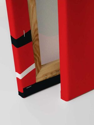 crvena canvas slika odmah dostupno