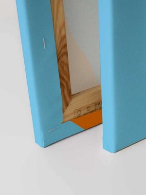 plava canvas slika za zid