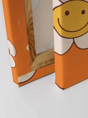 narandzasta canvas slika odmah dostupno