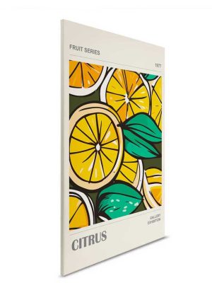 narandžasta canvas slika za zid