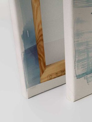 plava apstraktna canvas slika prodaja tapeta