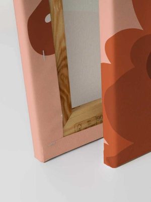 roza decija canvas slika za zid