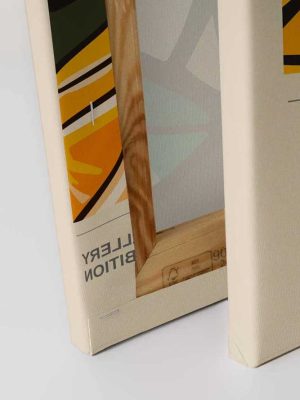 narandžasta canvas slika za zid