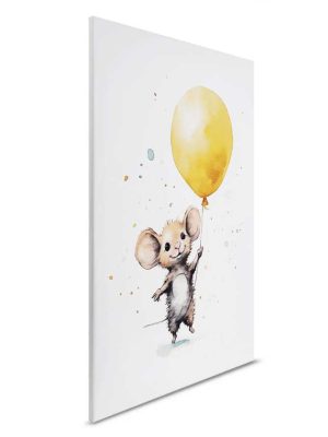 zuta decija canvas slika za zid