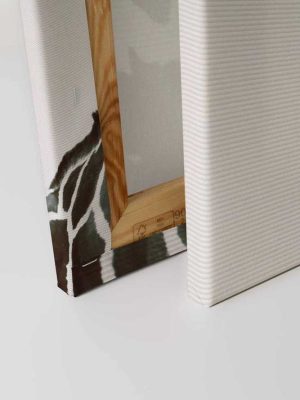 crna canvas slika sa motivom zivotinje za zid