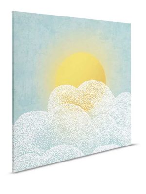 plava dečija canvas slika za zid