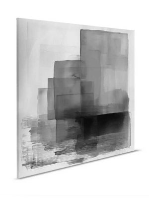 siva apstraktna canvas slika za zid