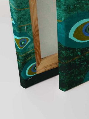 plava canvas slika sa motivom zivotinje za zid