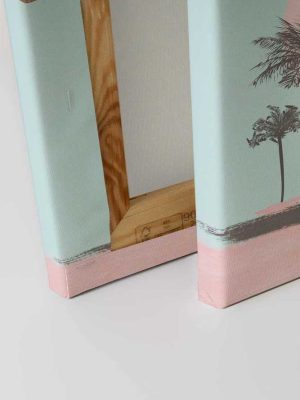 plava canvas slika za zid