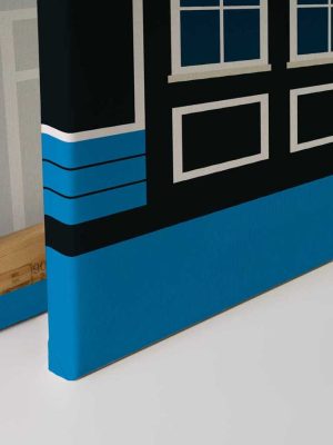 crna canvas slika za zid