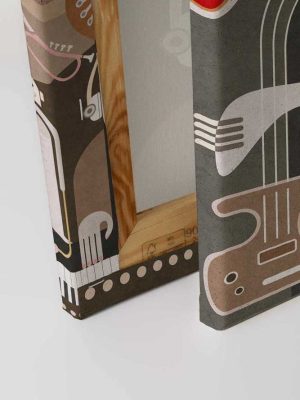 bez apstraktna canvas slika za zid