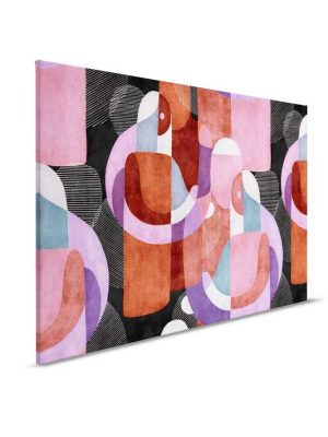 sarena apstraktna canvas slika za zid