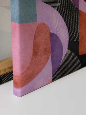 sarena apstraktna canvas slika za zid