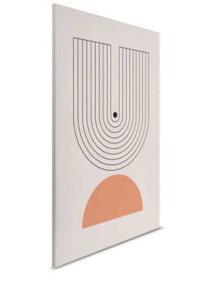 siva apstraktna canvas slika za zid