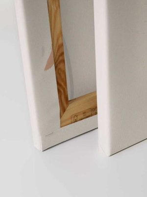 bež apstraktna canvas slika odmah dostupno