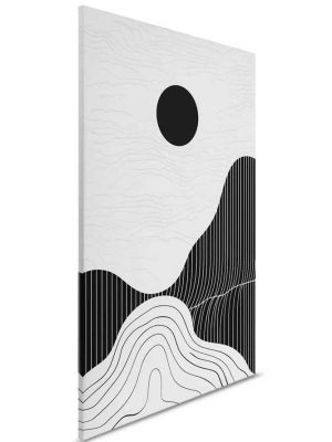 crna pejzaz canvas slika za zid