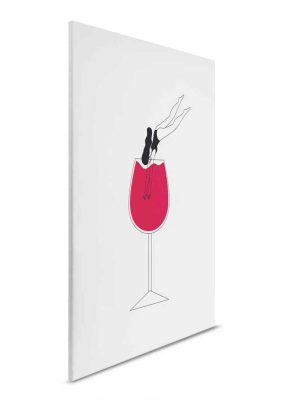 crvena canvas slika prodaja tapeta