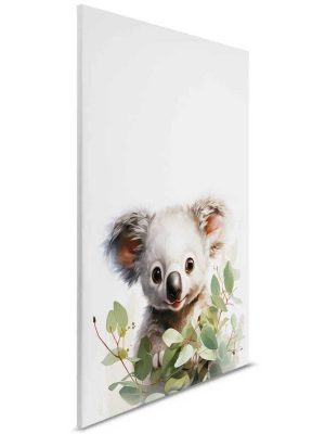 siva decija canvas slika za zid