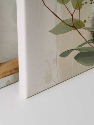 siva decija canvas slika za zid