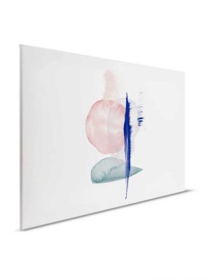 bela apstraktna canvas slika za zid