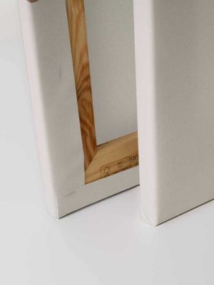 bela apstraktna canvas slika za zid