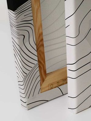 crna canvas slika sa motivom pejzaza za zid