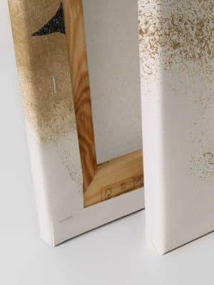 zlatna canvas slika za zid