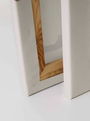 bela apstraktna canvas slika za zid