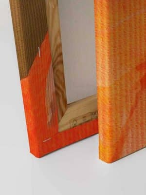 crvena canvas slika sa motivom zivotinje za zid