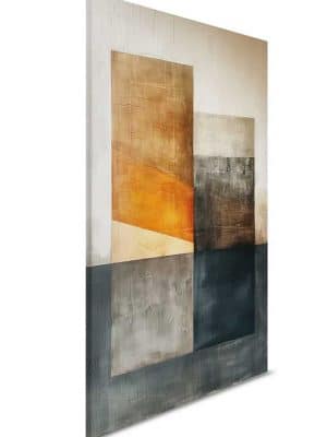 narandzasta apstraktna canvas slika za zid