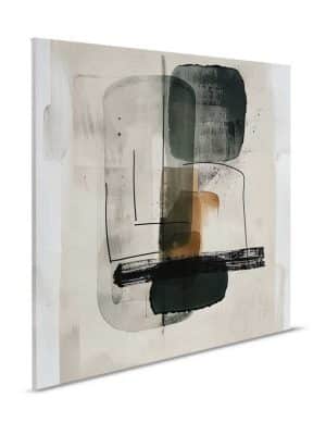 bež apstraktna canvas slika za zid