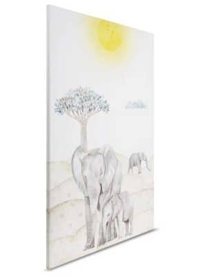 siva decija canvas slika odmah dostupno