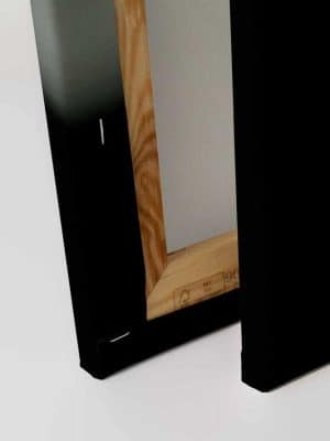 crna canvas slika odmah dostupno