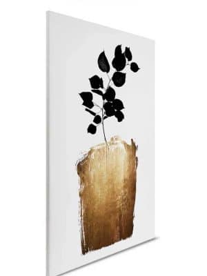 zlatna canvas slika za zid