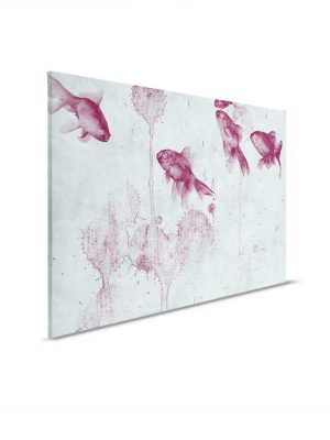 plava canvas slika sa motivom zivotinje za zid