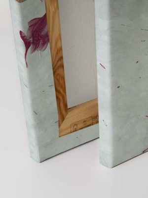 plava canvas slika sa motivom zivotinje za zid