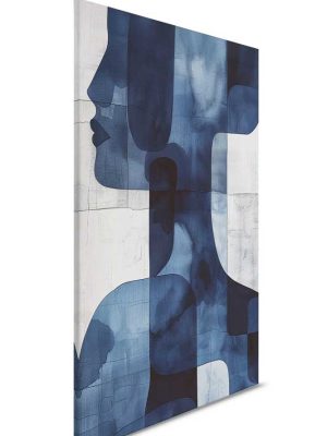 plava apstraktna canvas slika prodaja tapeta